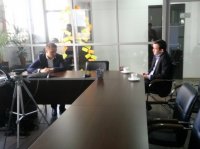 Исполнительный директор АНО «АПМБ» провел деловую встречу с  генеральным директором ОАО "Финотдел"